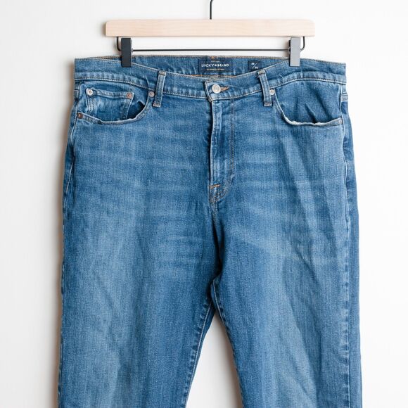 Lucky Brand Jeans Mens 36X30 Blue 363 Straight Classic Medium Wash - Picture 3 of 14